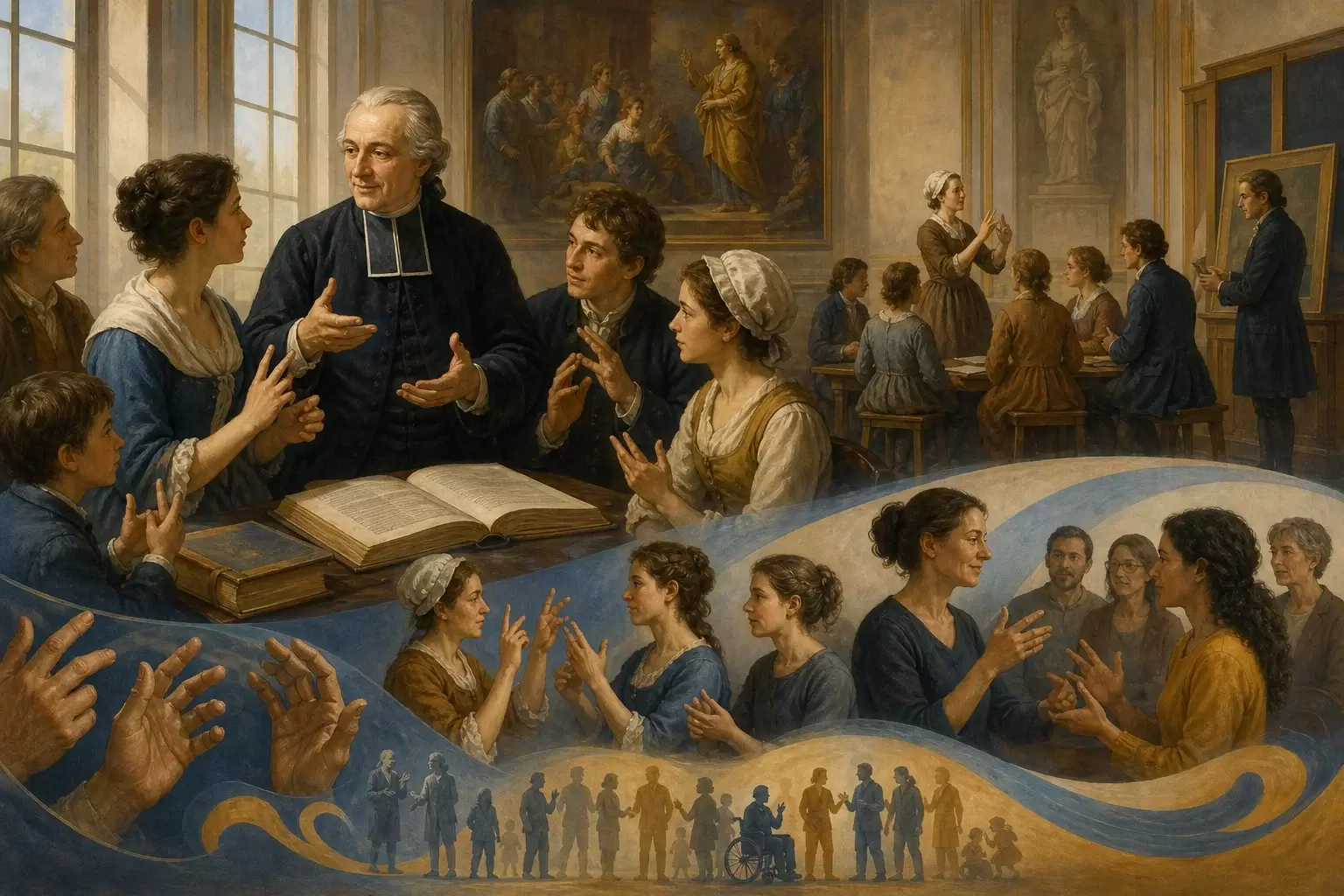 Histoire de la LSF et rôle de l'abbé de l'Epée