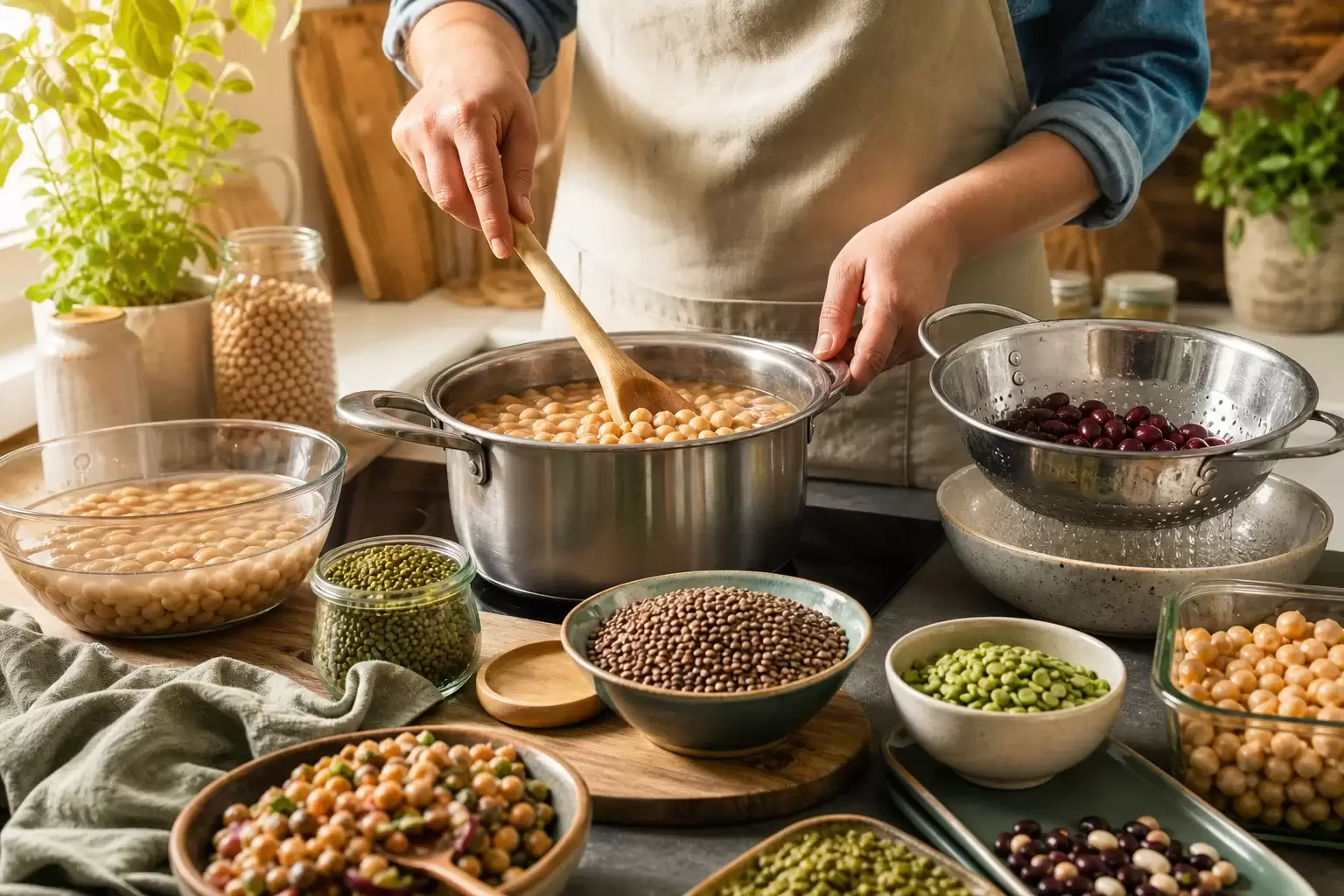 Trempage, cuisson et idées pour cuisiner les légumineuses