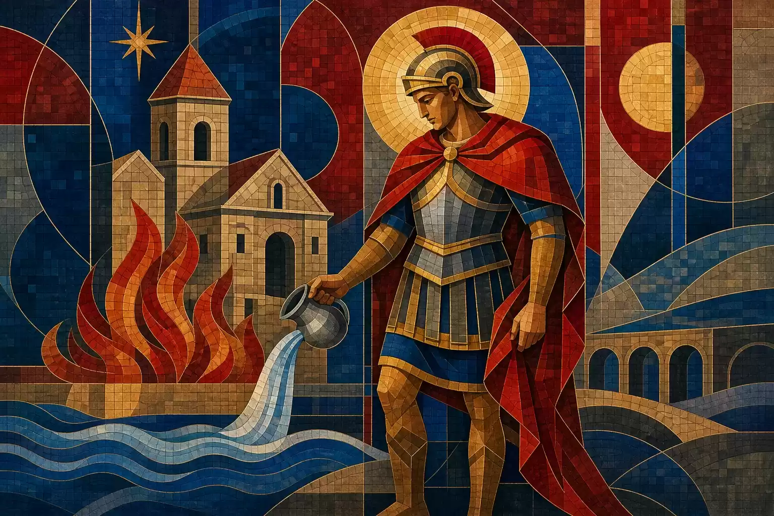 Saint Florian, patron des pompiers et symbole du 4 mai