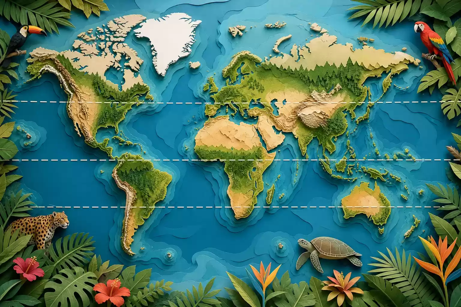 Quels pays se trouvent dans les tropiques ?