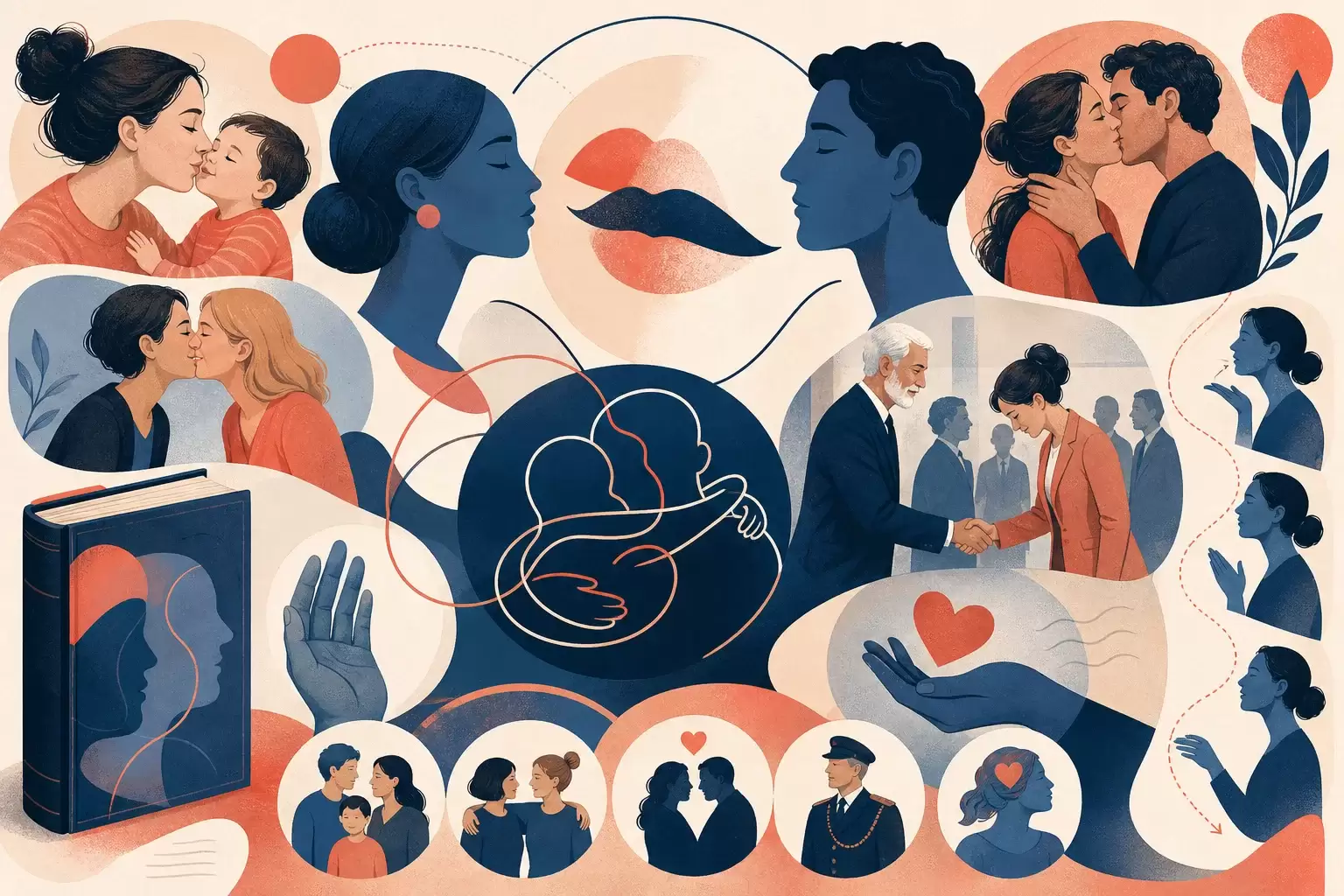Bise, bisou, baiser : comprendre les différences