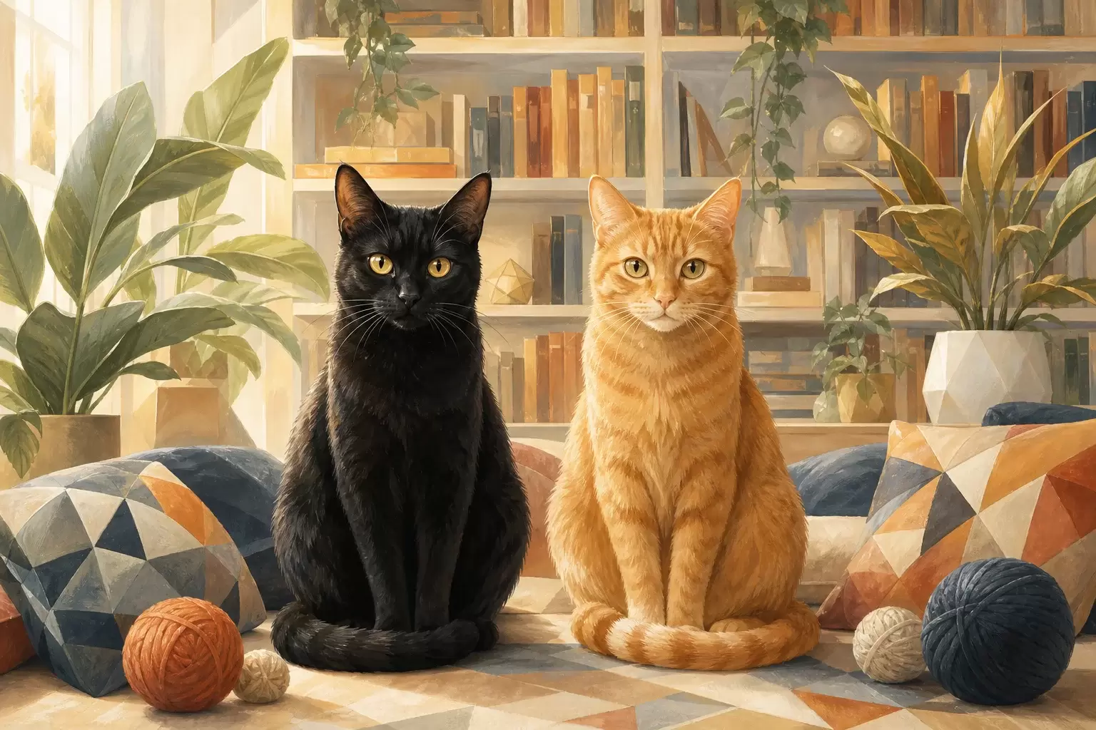 Chats noirs et chats roux: mythes, préjugés et adoption