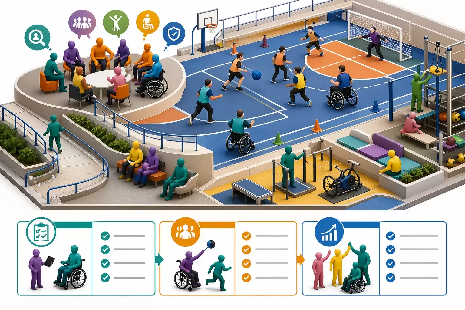 Rendre une activité sportive réellement inclusive