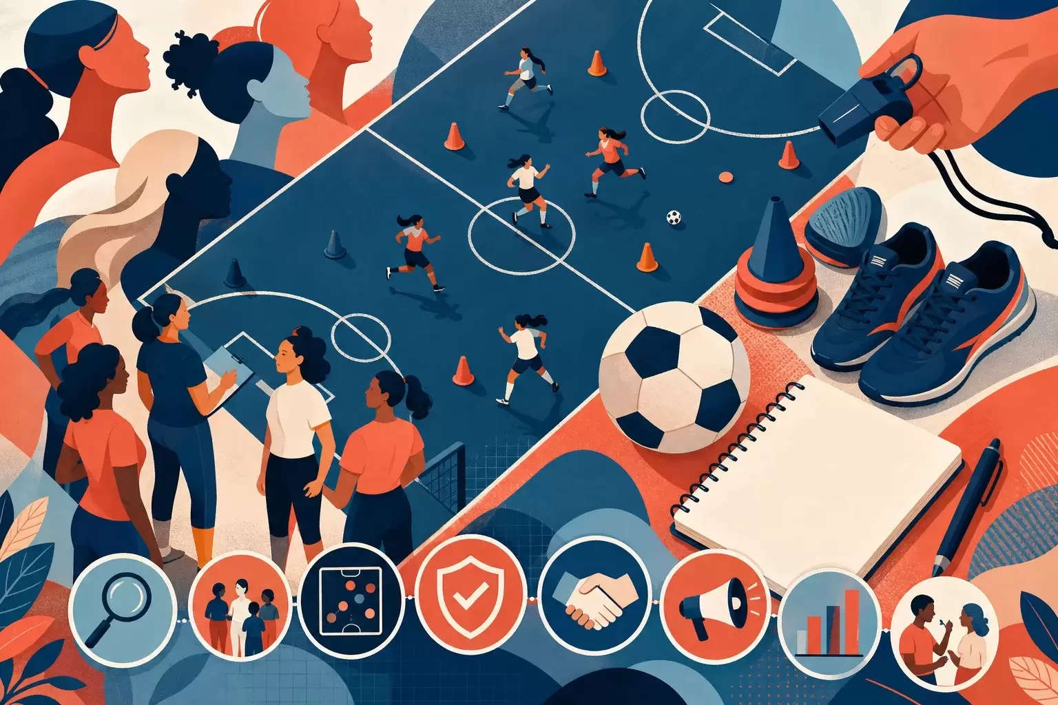 Organiser une action pour le sport féminin