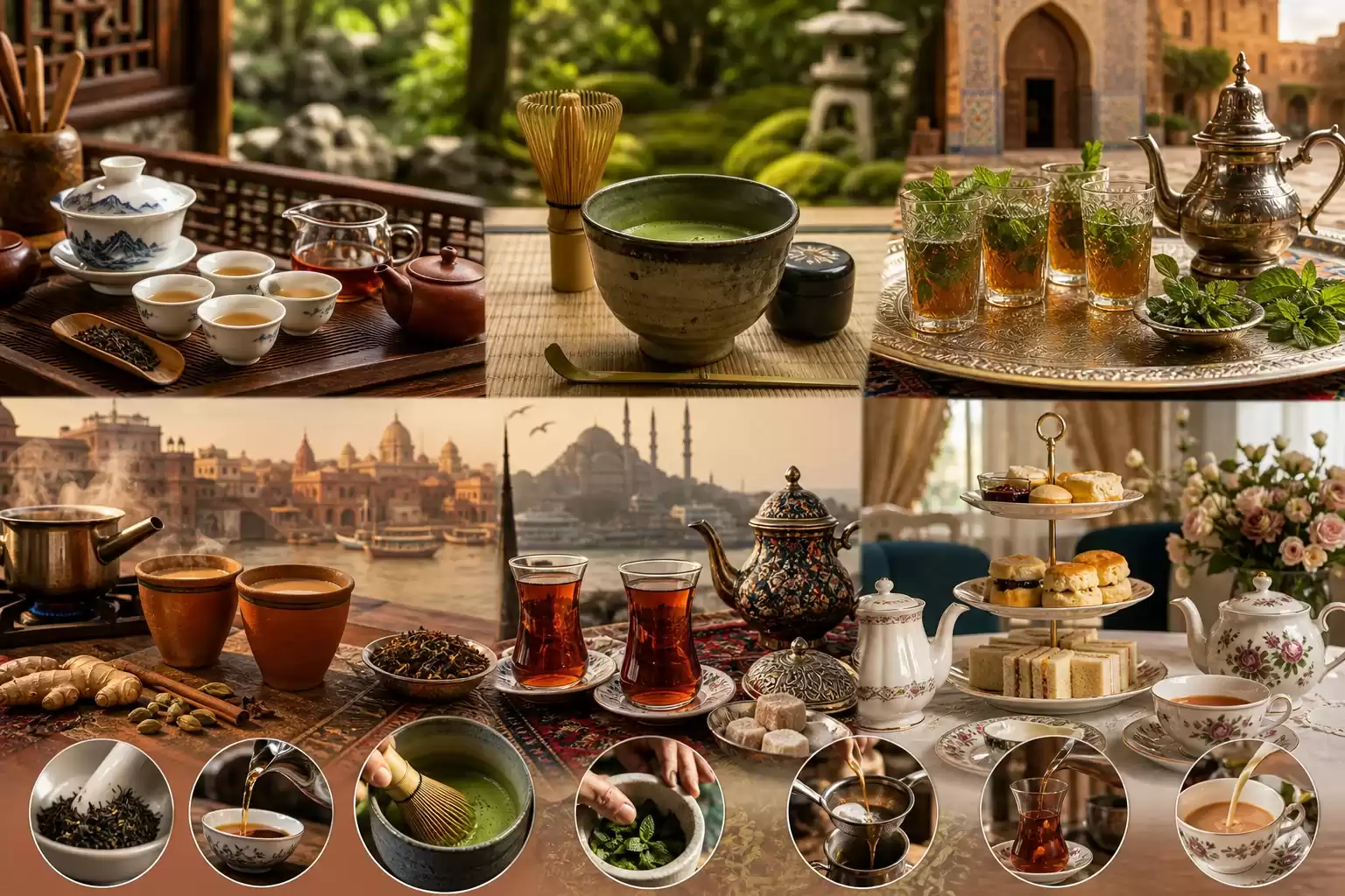Cultures et cérémonies du thé dans le monde
