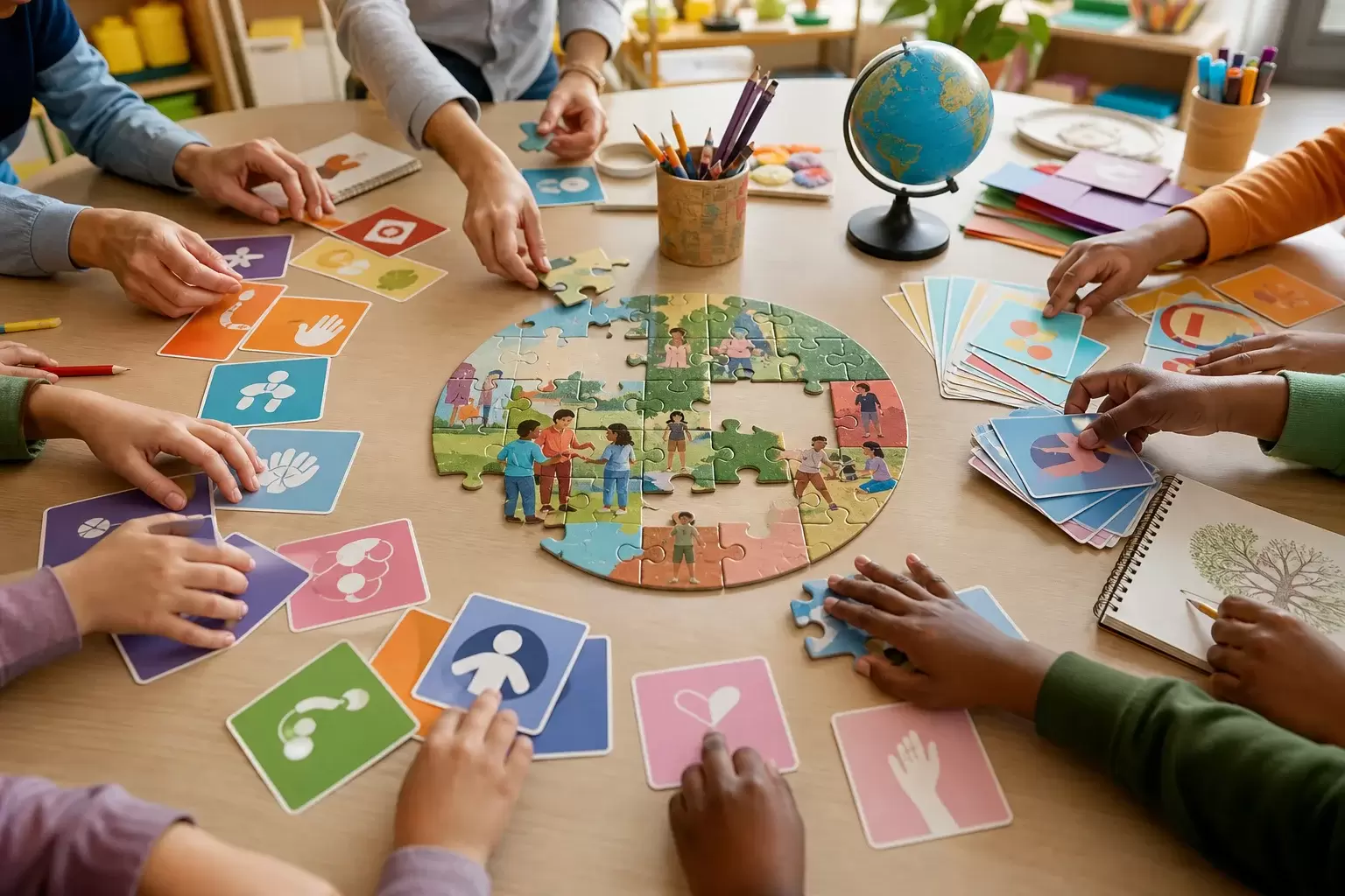 Activités sur le vivre-ensemble à l'école