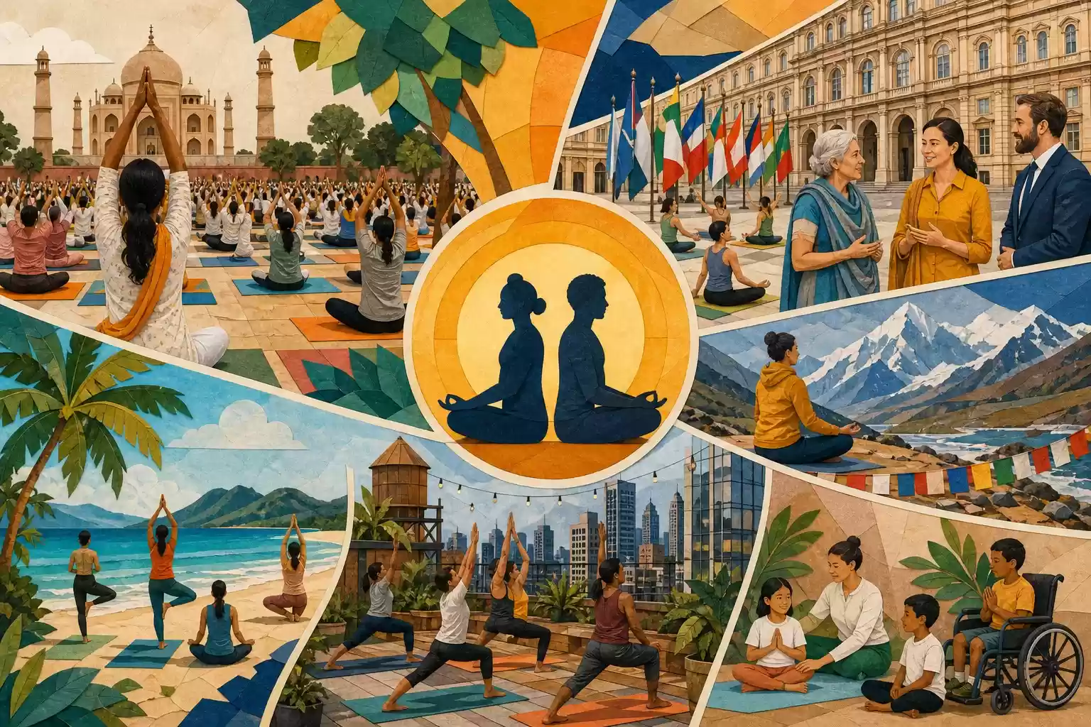 Comment le monde célèbre la Journée internationale du yoga