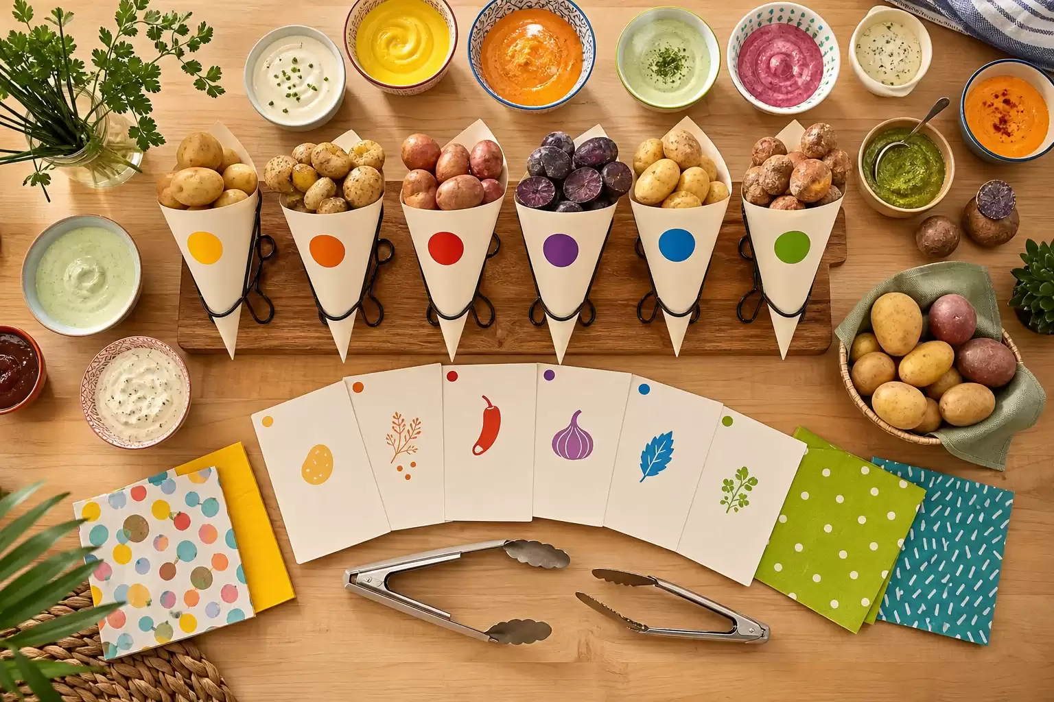 Organiser une dégustation de frites : recettes, sauces et activités
