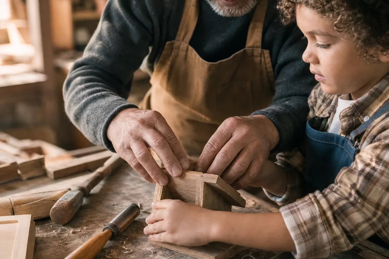 Activités intergénérationnelles avec les grands-parents