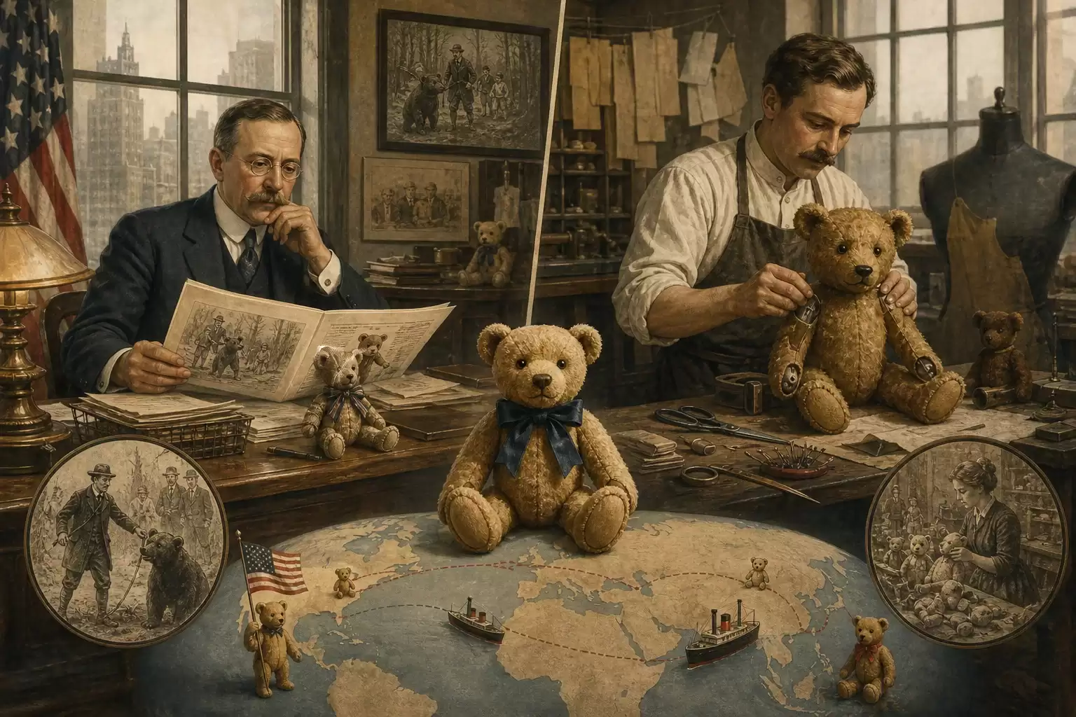 Qui a inventé le teddy bear ?