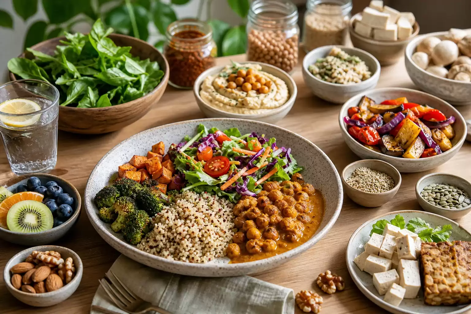 Comment composer un menu végétarien complet