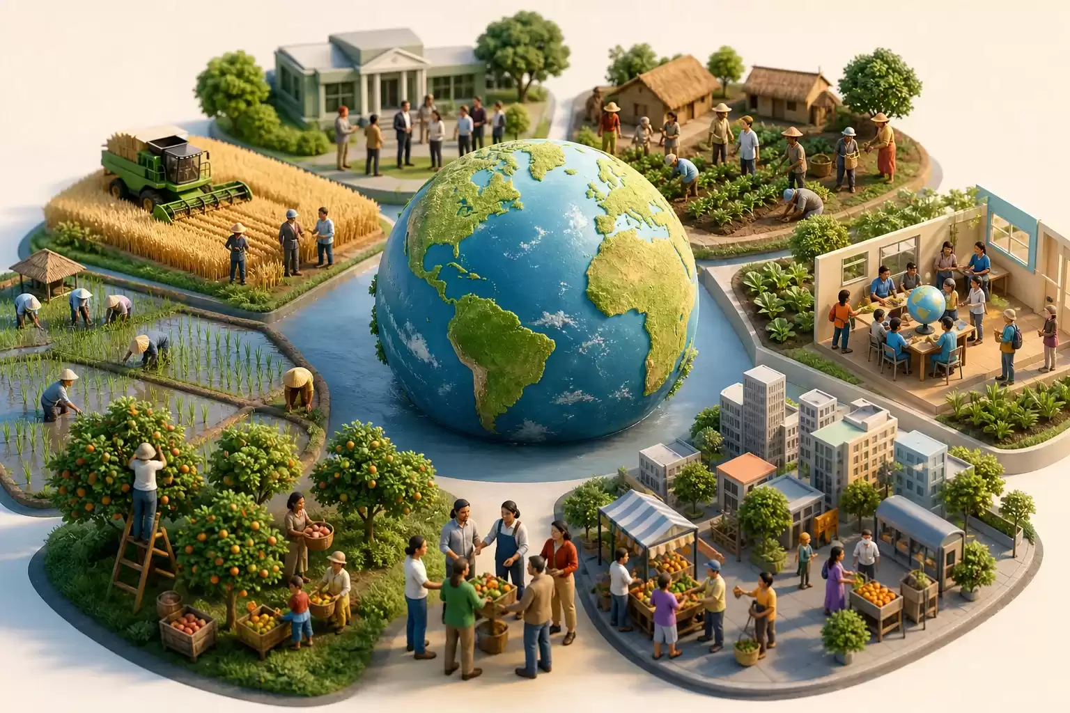 La Journée mondiale de l'alimentation dans le monde