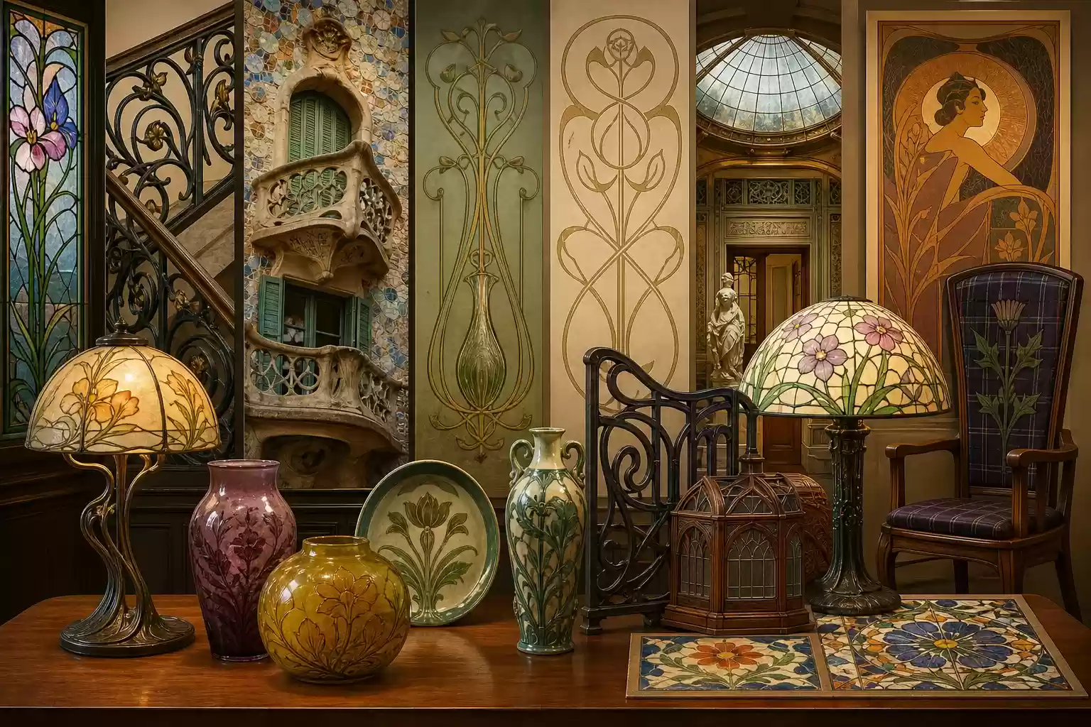 Reconnaître l'Art nouveau et ses variantes locales
