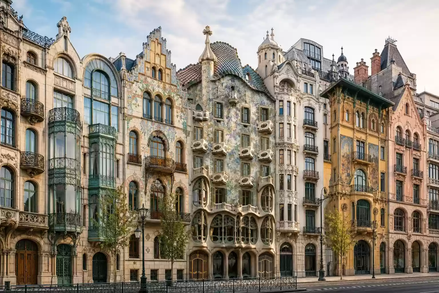 Les grandes villes européennes de l'Art nouveau