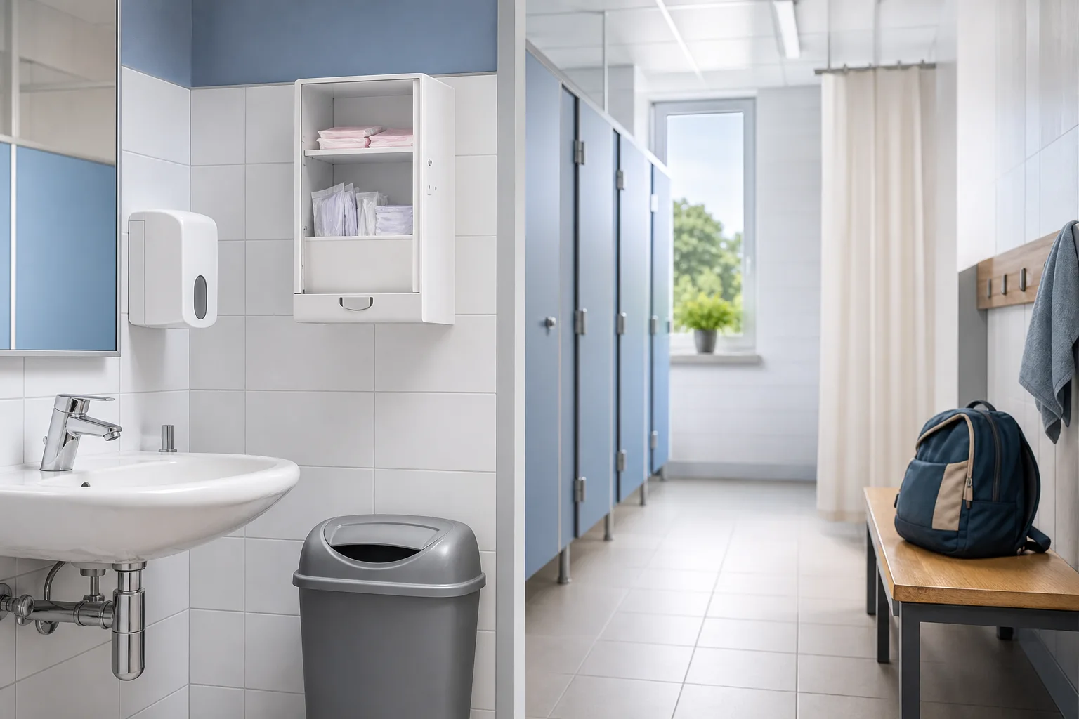 Hygiène menstruelle à l'école : équipements et pédagogie