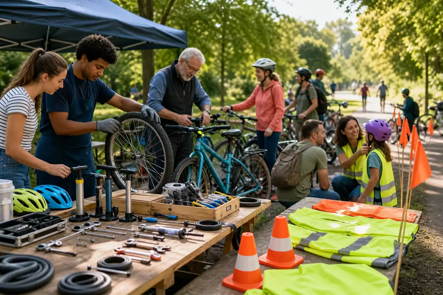 Organiser une Journée du vélo sûre et accessible