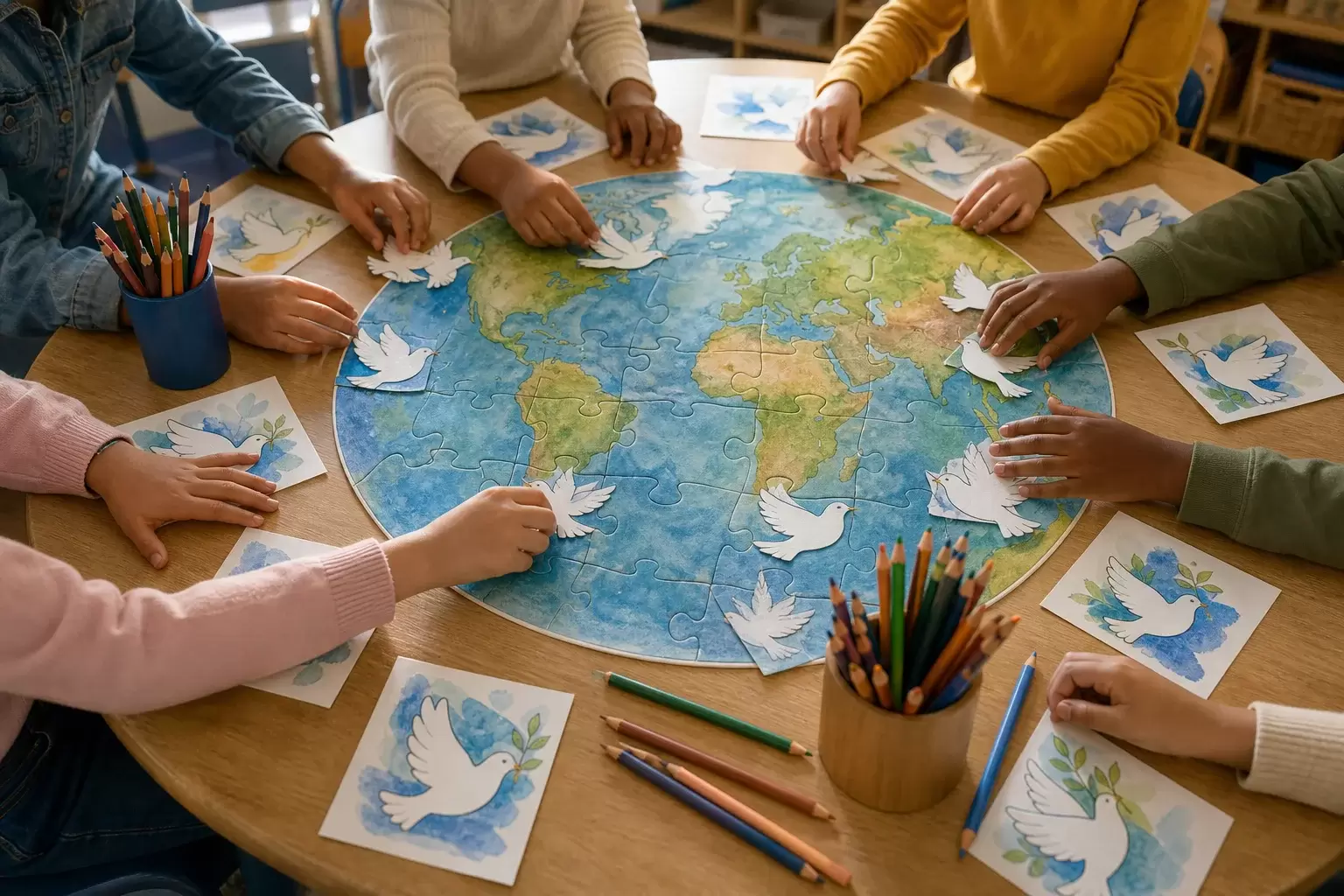 Activités pour la Journée de la paix à l'école