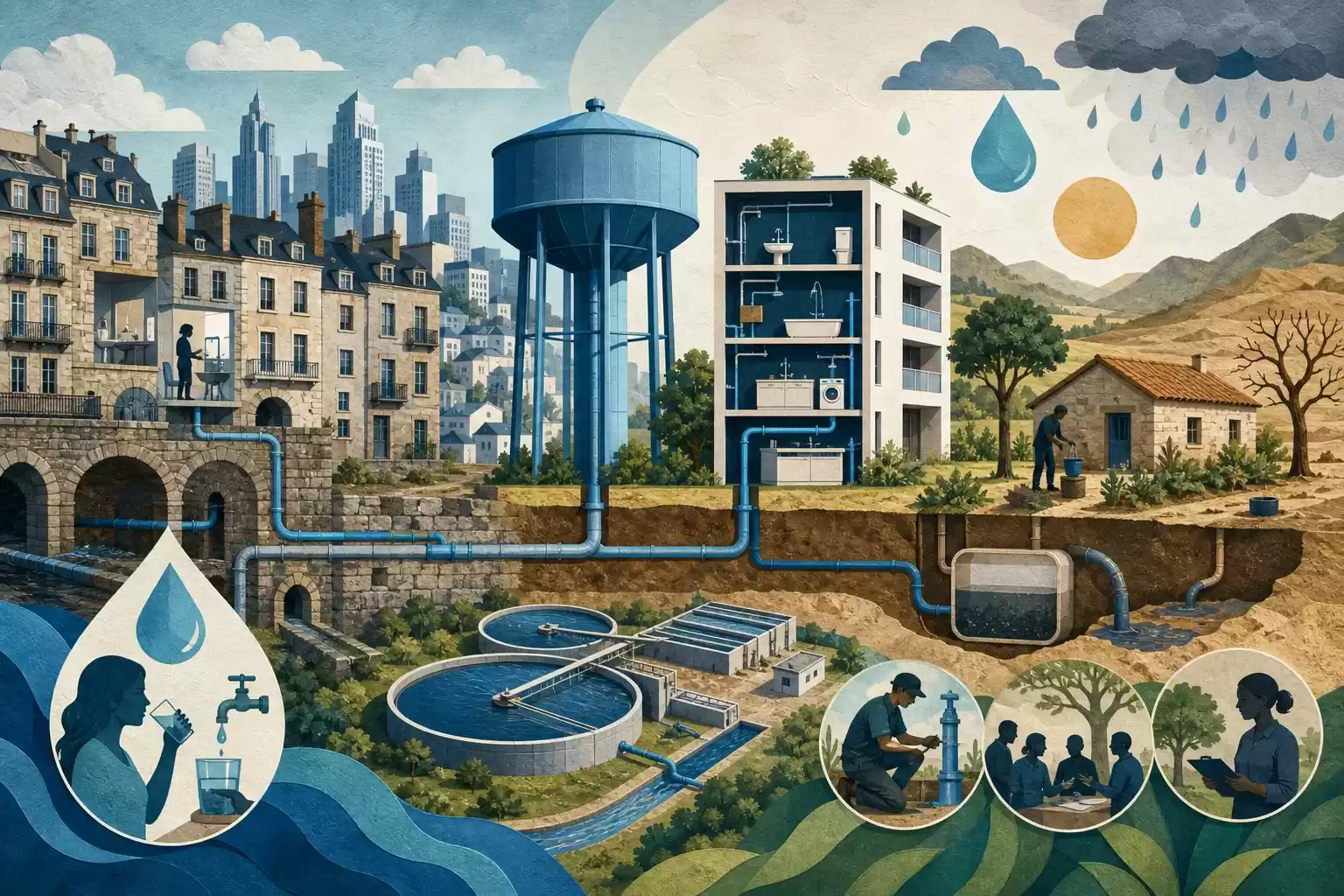 Plomberie, eau et assainissement dans le monde