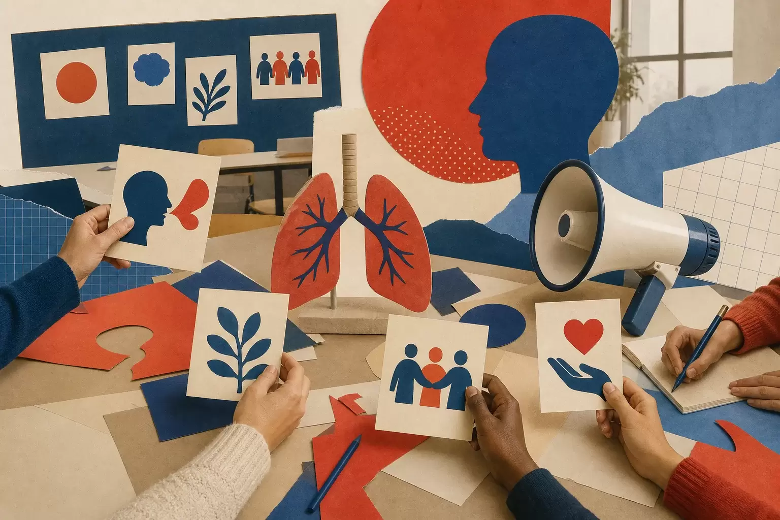 Organiser une action sur la pneumonie