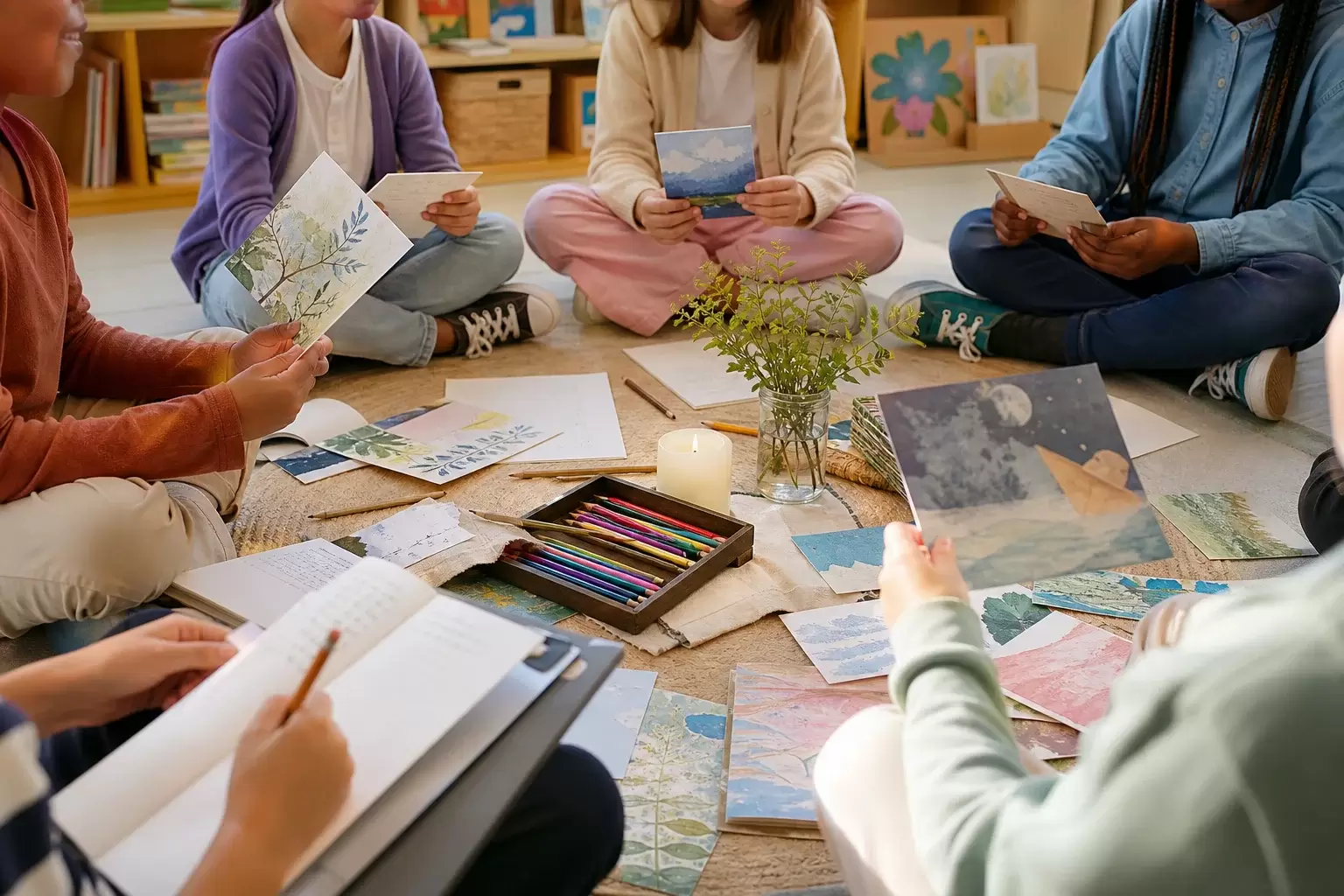 Activités de poésie à l'école : ateliers par âge