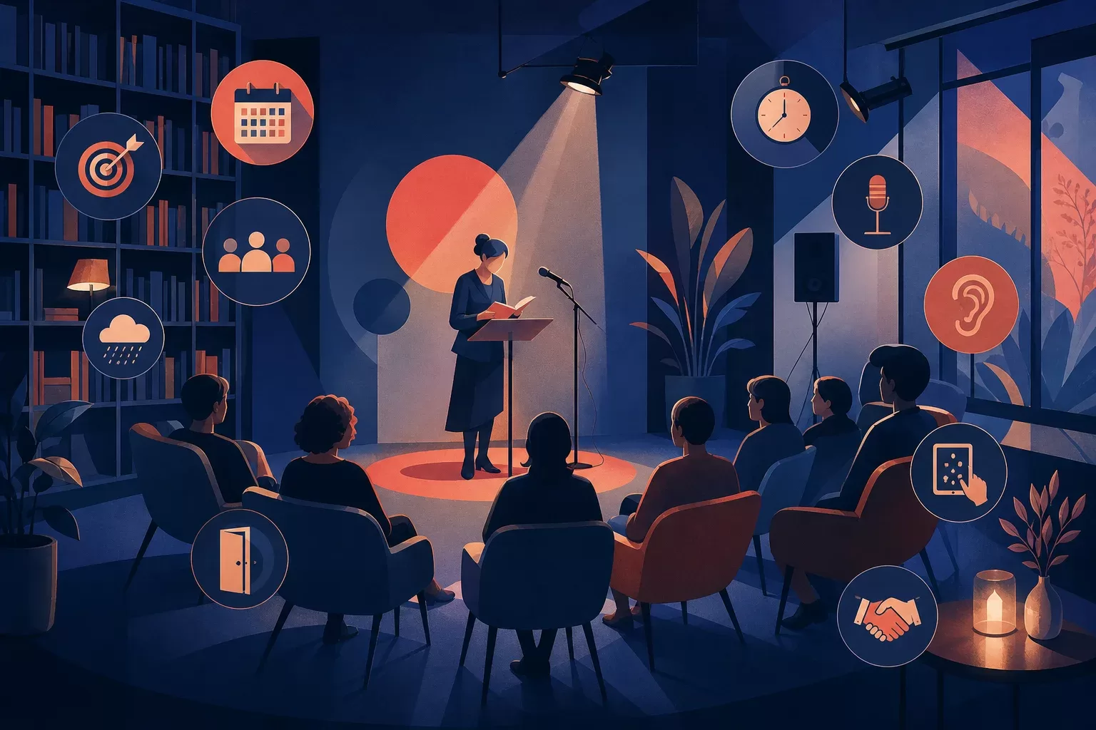 Organiser une lecture publique de poésie