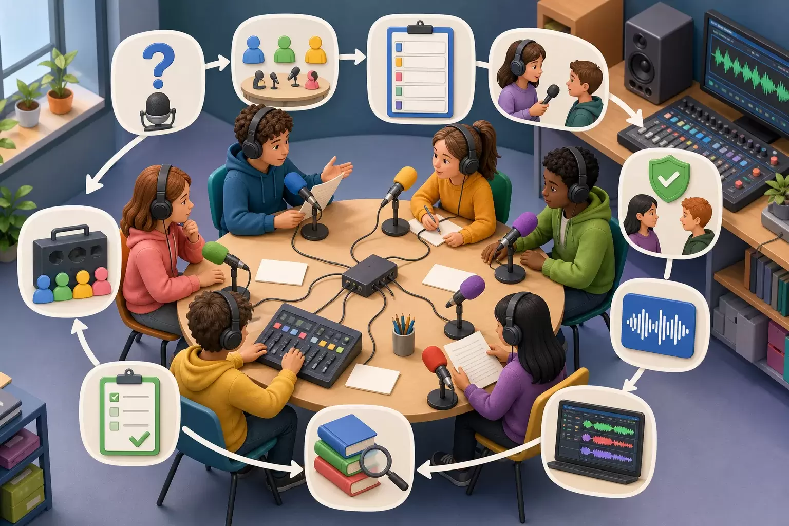 Créer une émission radio à l'école : méthode complète