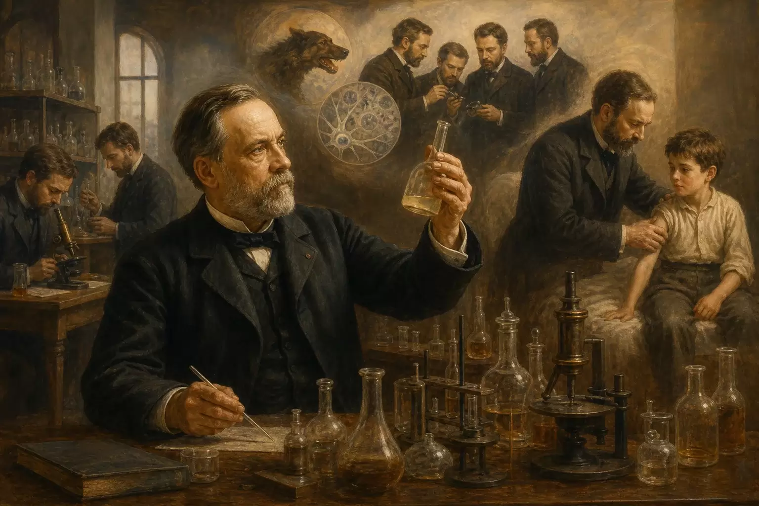 Louis Pasteur et l'histoire du vaccin contre la rage