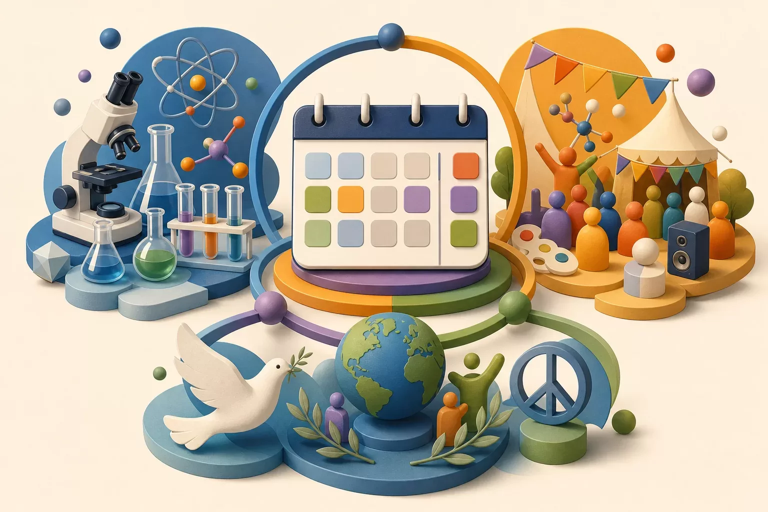 Journée mondiale, Fête de la science et journées scientifiques : les différences