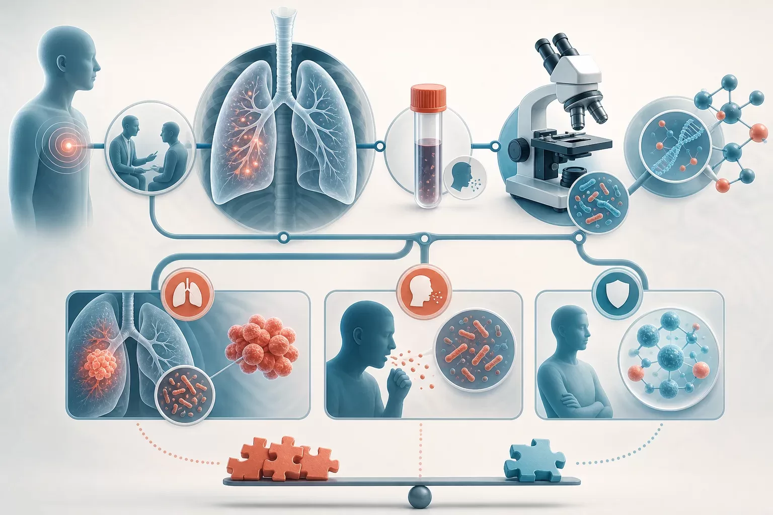Diagnostic de la tuberculose: examens et infection latente