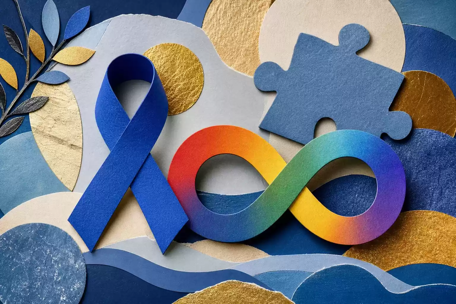 Bleu, infini et puzzle : les symboles de l'autisme