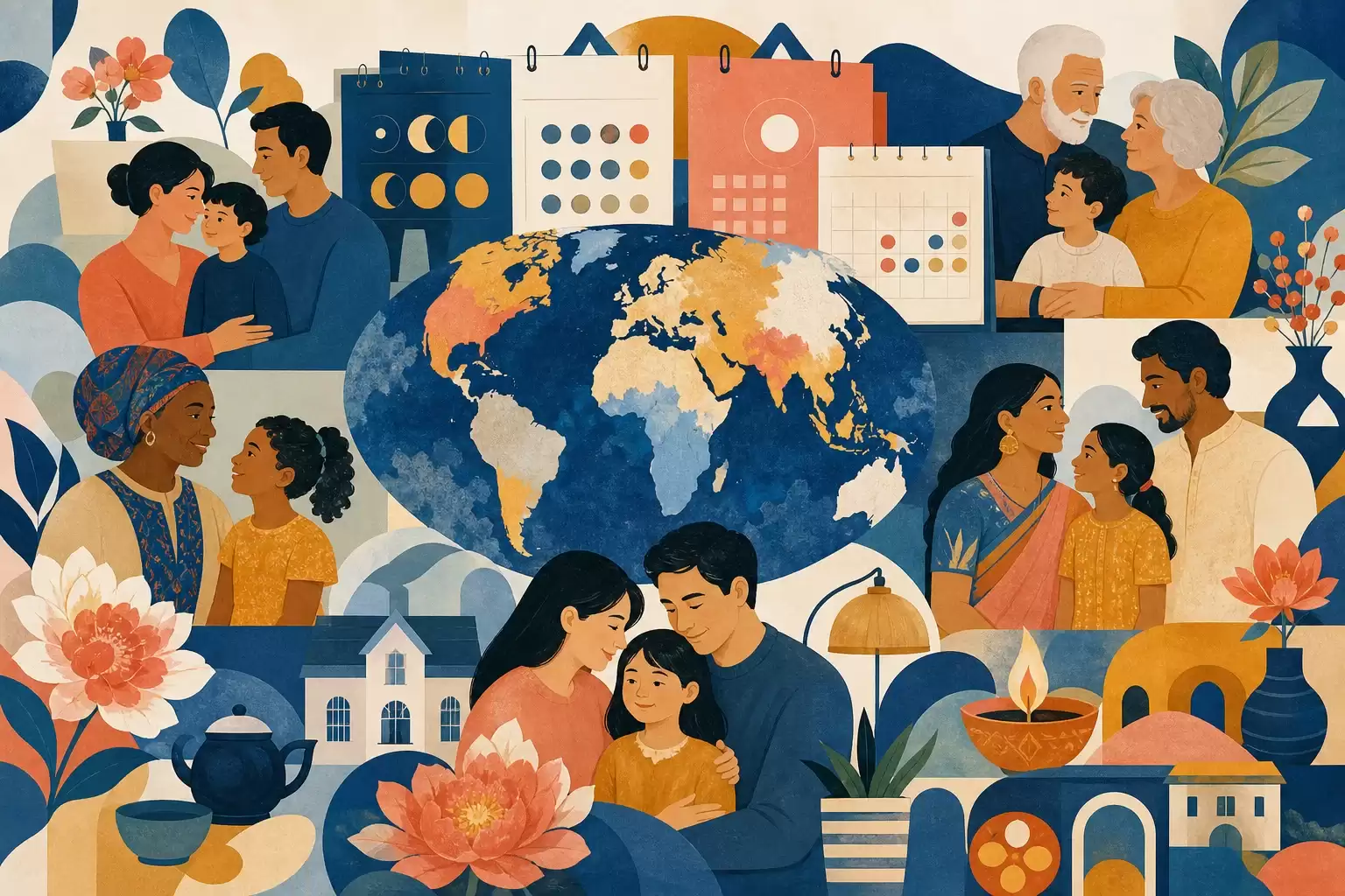 Fête des parents en France et dans le monde
