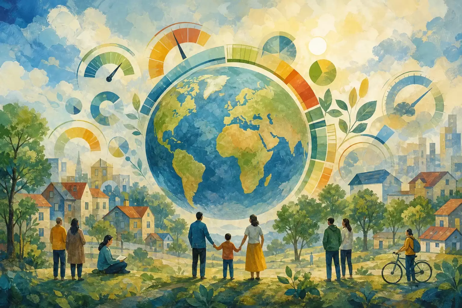 Rapport mondial sur le bonheur et indicateurs de bien-être