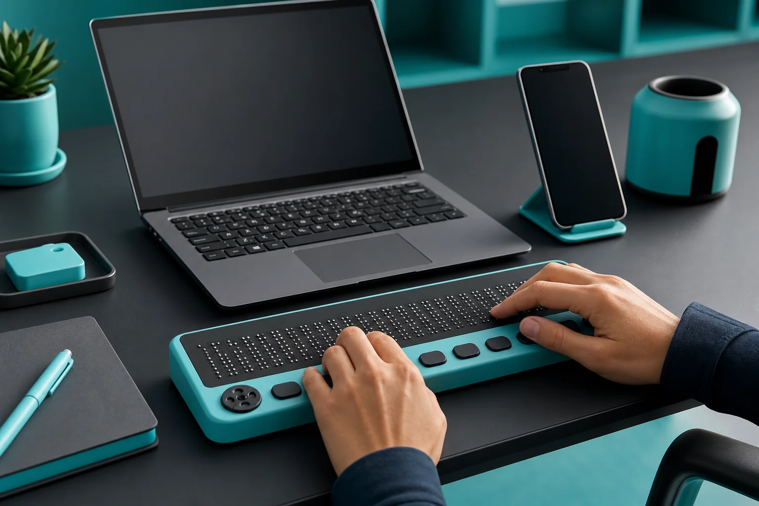 Braille numérique : plages tactiles et usages connectés