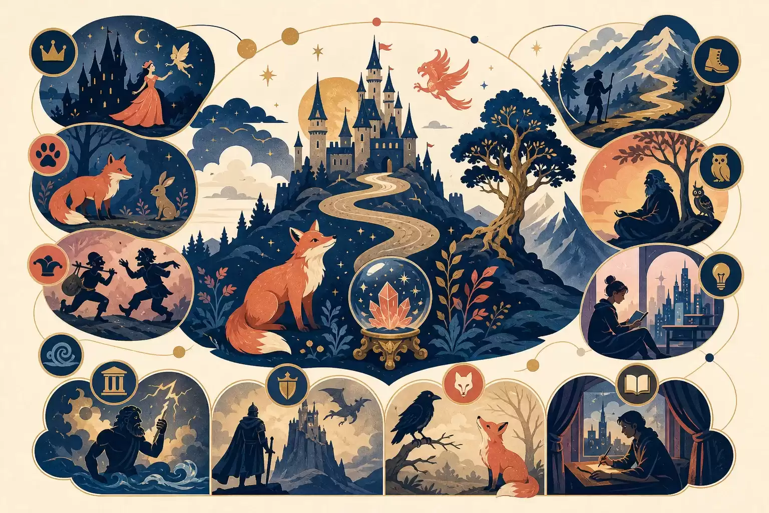 Les différents types de contes et leurs particularités