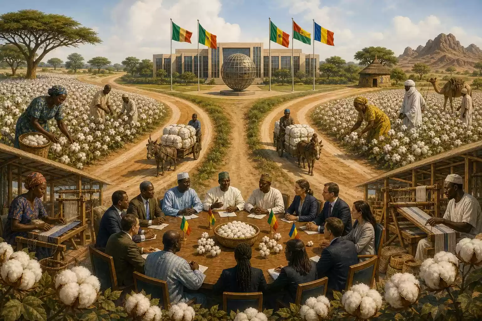 Le C4 africain à l'origine de la Journée mondiale du coton