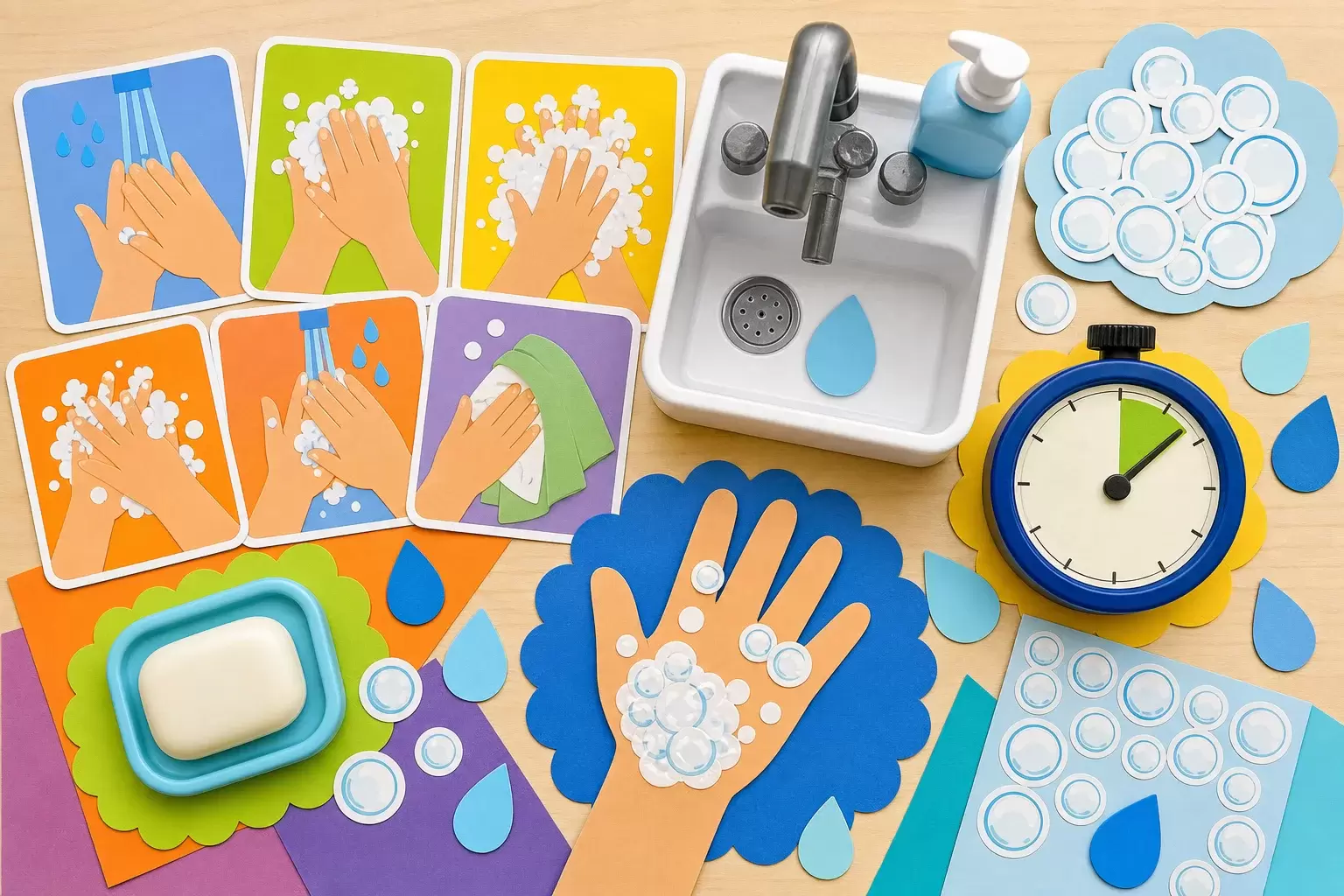 Animations sur l'hygiène des mains pour l'école et les collectivités