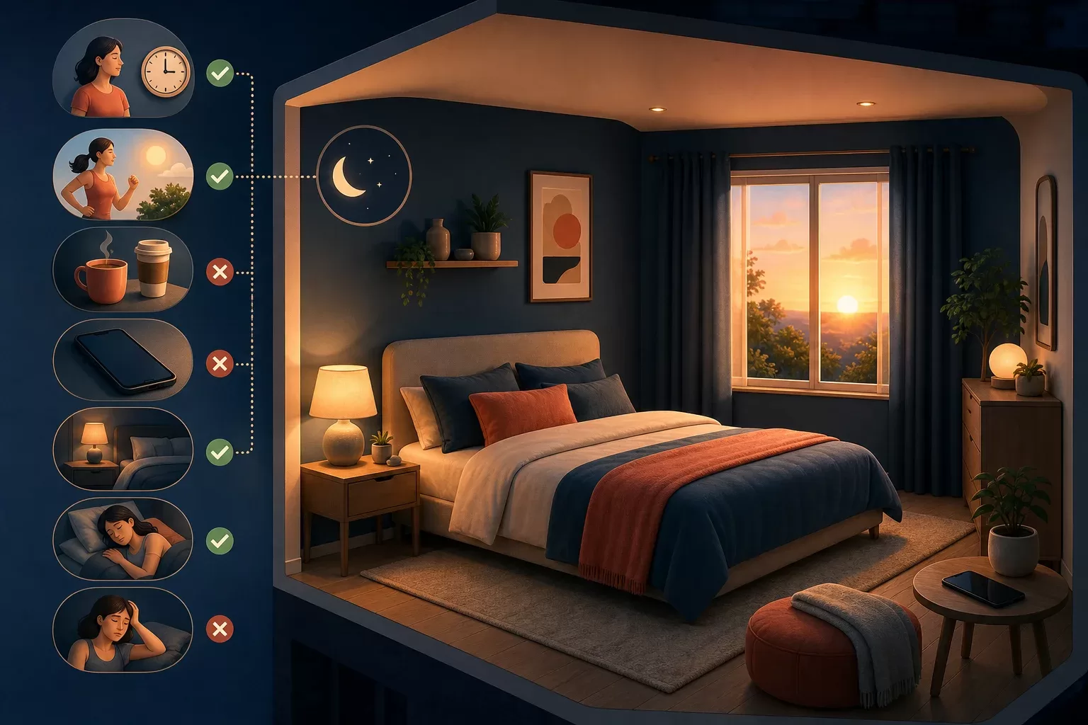 Mieux dormir : construire une routine et un environnement favorables