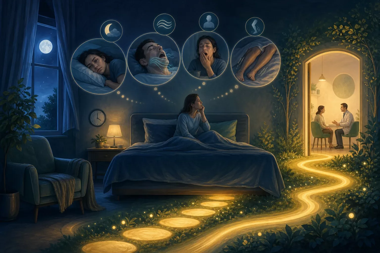 Troubles du sommeil : signes d'alerte et motifs de consultation