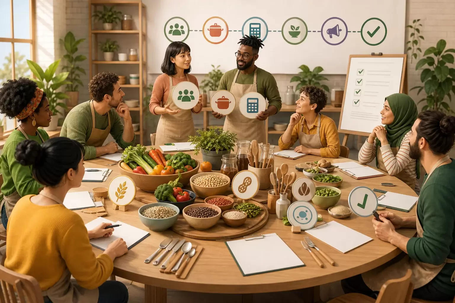 Organiser une journée végane : repas, atelier, école ou entreprise