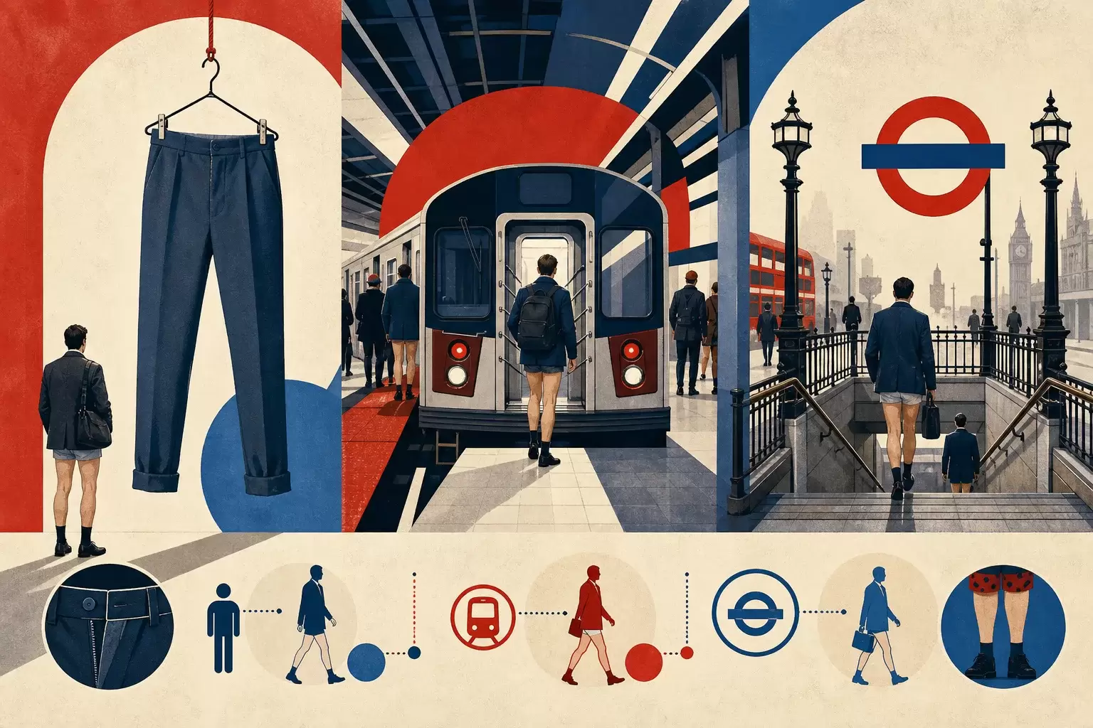 No Pants Day et No Pants Subway Ride: quelles différences?