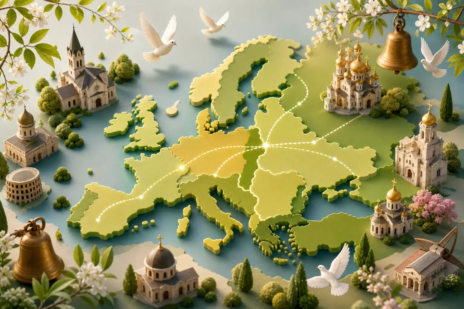 Le lundi de Pentecôte en Europe et dans le monde