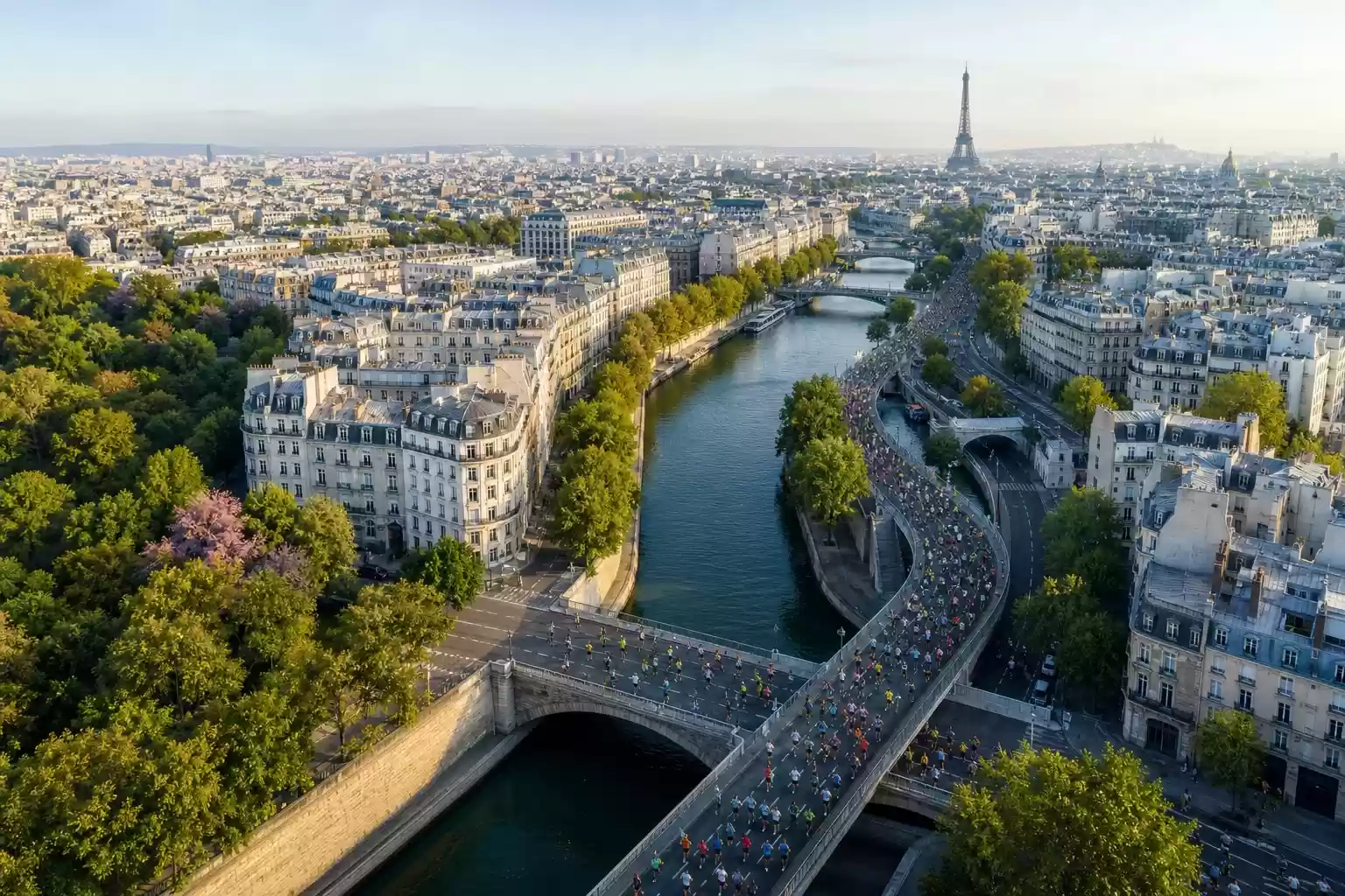 Le parcours du Marathon de Paris, secteur par secteur