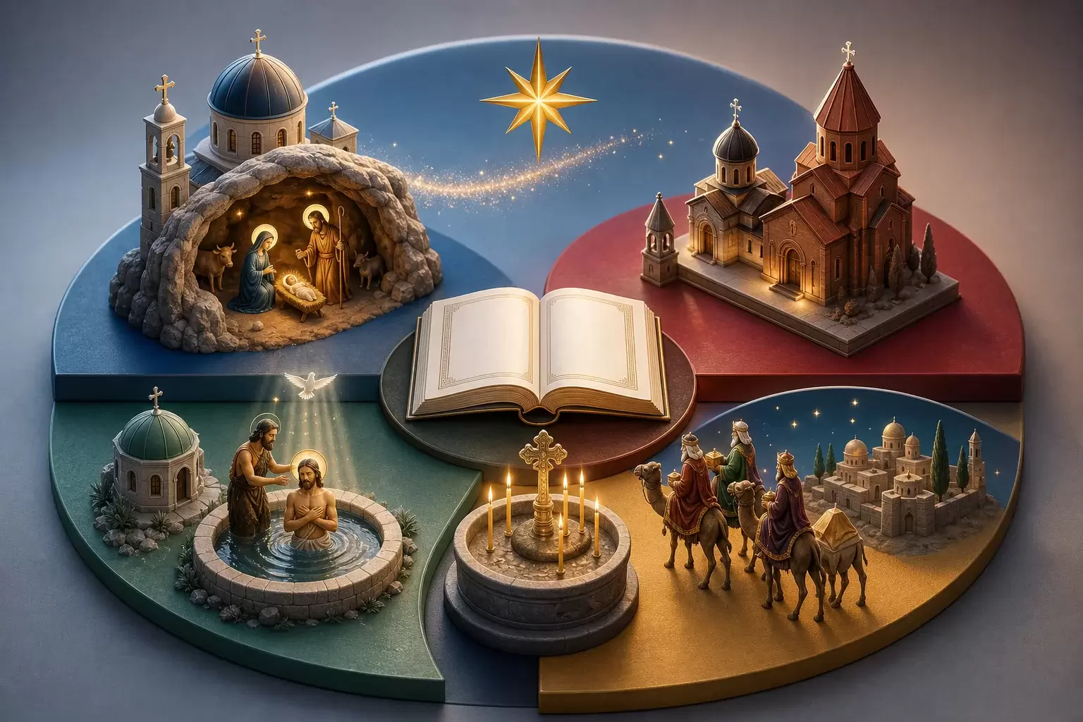 Noël arménien, Noël orthodoxe et Epiphanie : les différences