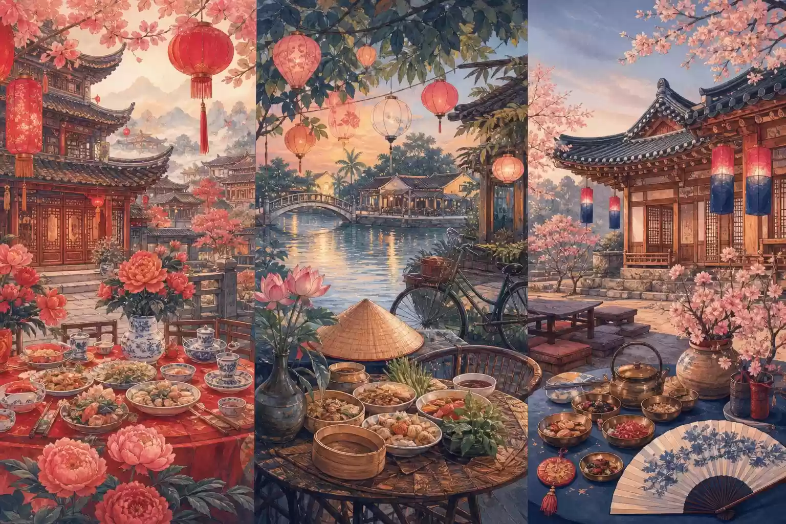 Nouvel An chinois, Tết et Seollal : les différences