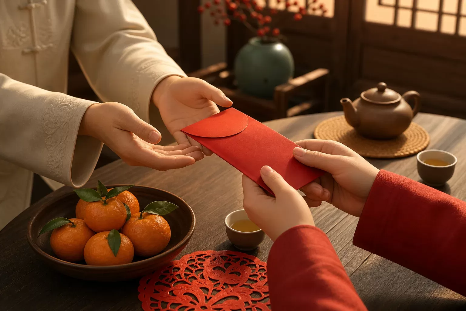 Voeux, hongbao et règles de politesse