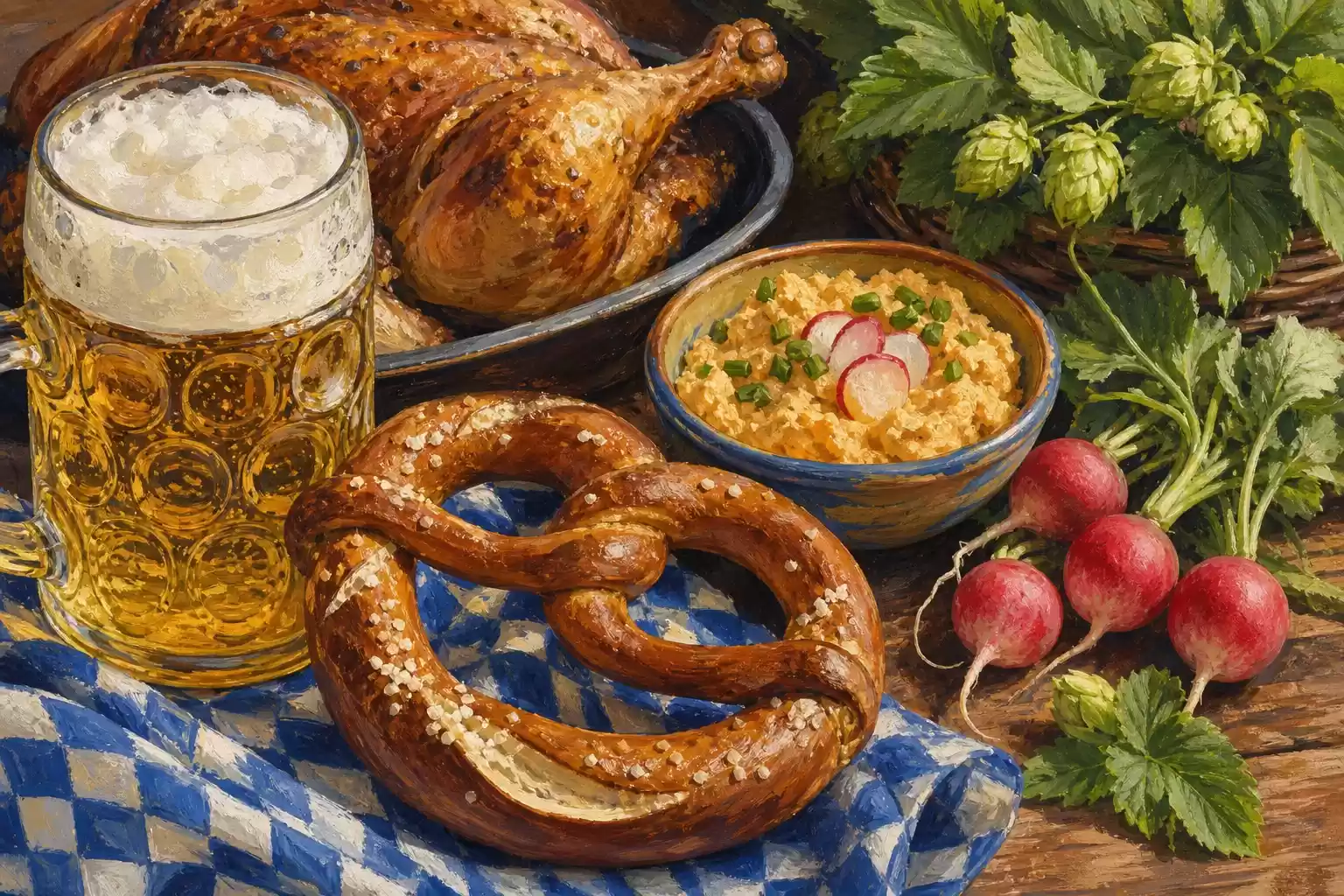 Bières et cuisine de l'Oktoberfest