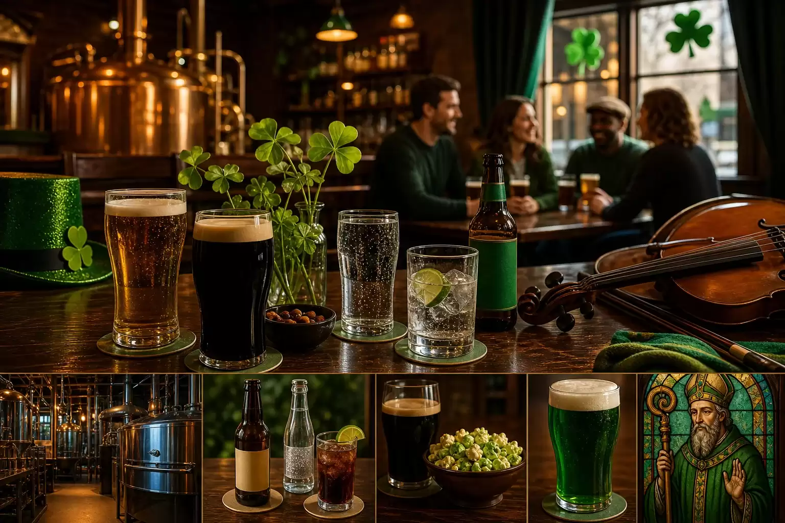Saint-Patrick, bière et culture des pubs