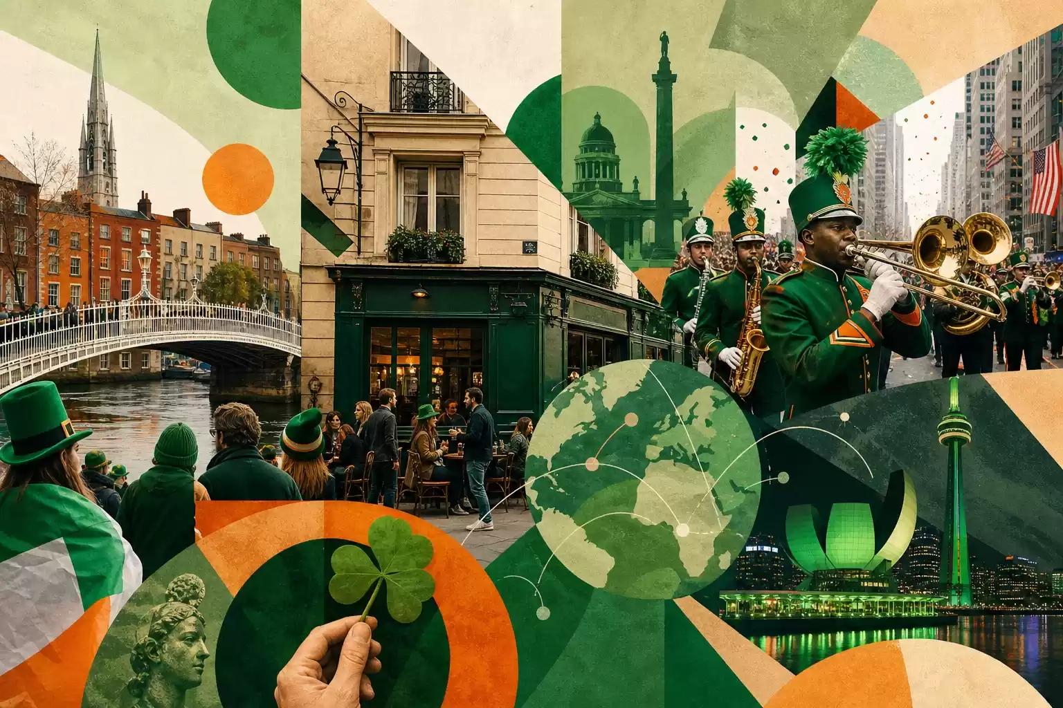 La Saint-Patrick à Dublin, en France et dans le monde