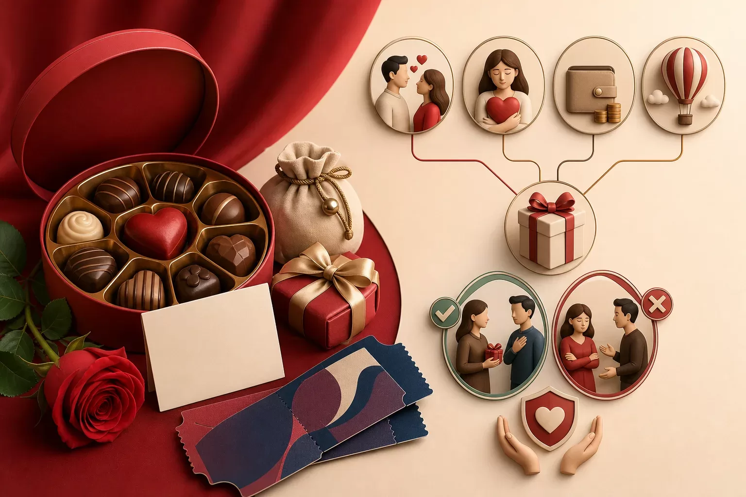 Cadeaux de Saint-Valentin : symboles, choix et erreurs