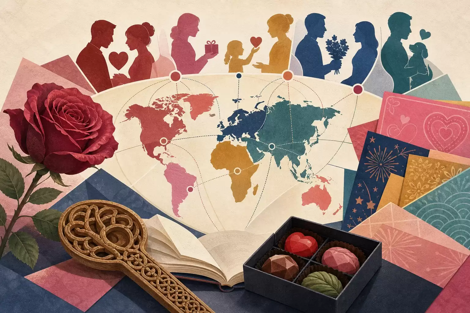 La Saint-Valentin dans le monde : dates et coutumes